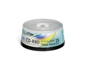 Diski CD-R, Cakebox 25gab.
